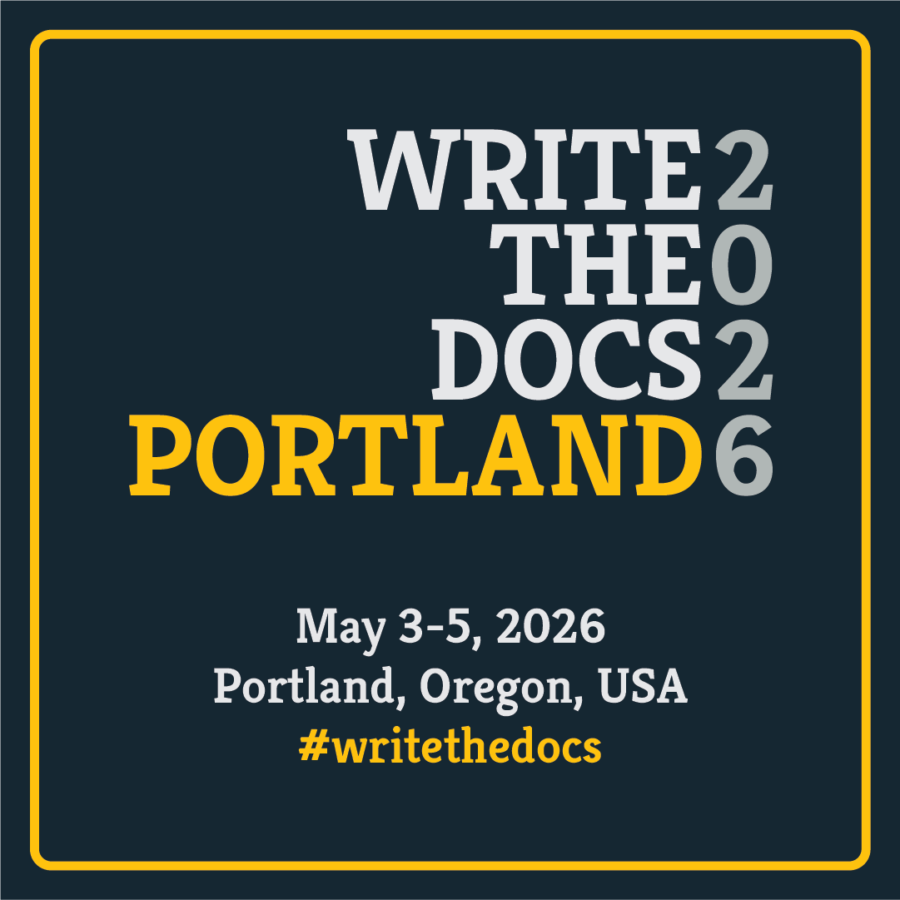 Write the Docs 2026